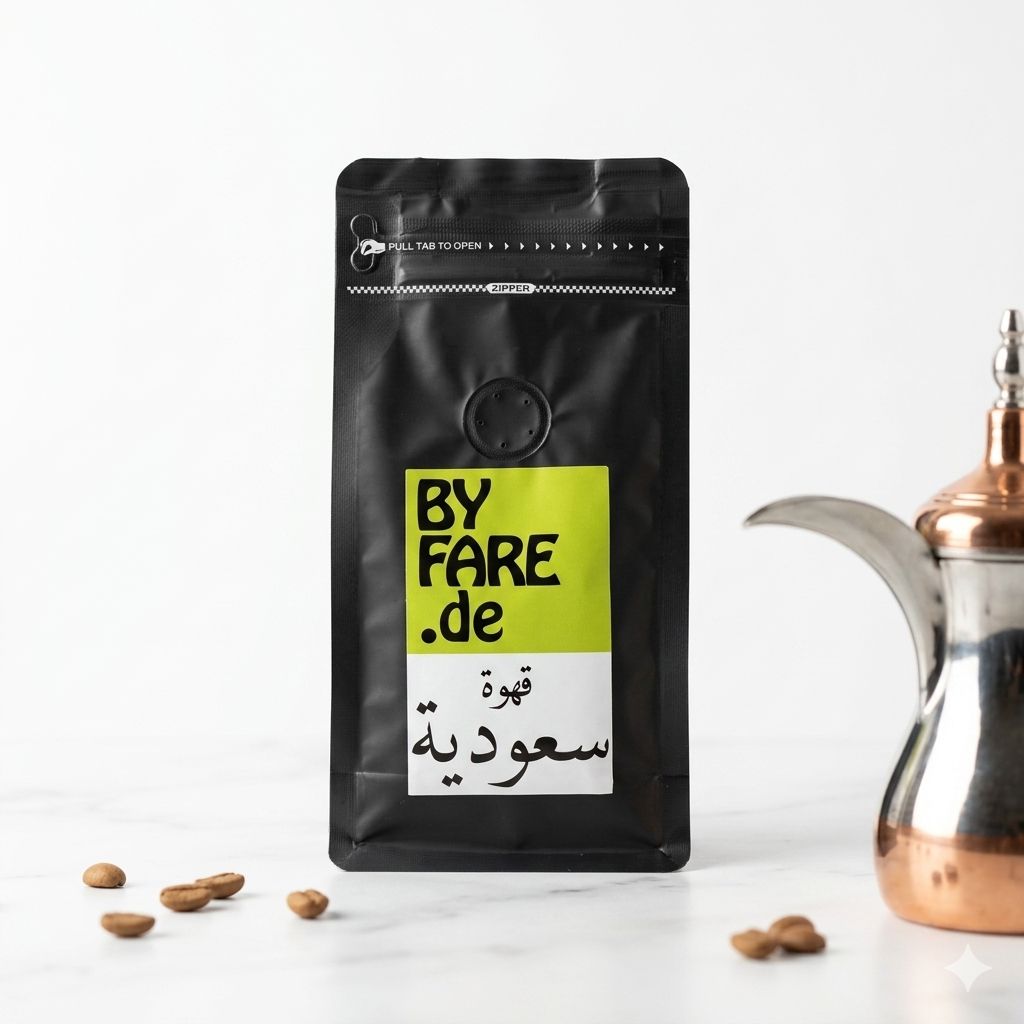 قهوة سعودية ١٢٥ غ سعة ٣-٤ دلات